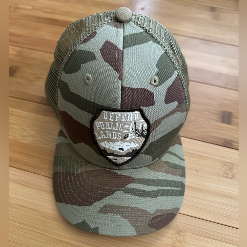 Patagonia Defend Public Lands Camo Hat